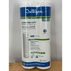Culligan‎ CW-MF Whole House Sediment Water Filter Replacement Cartridge 2 Pack